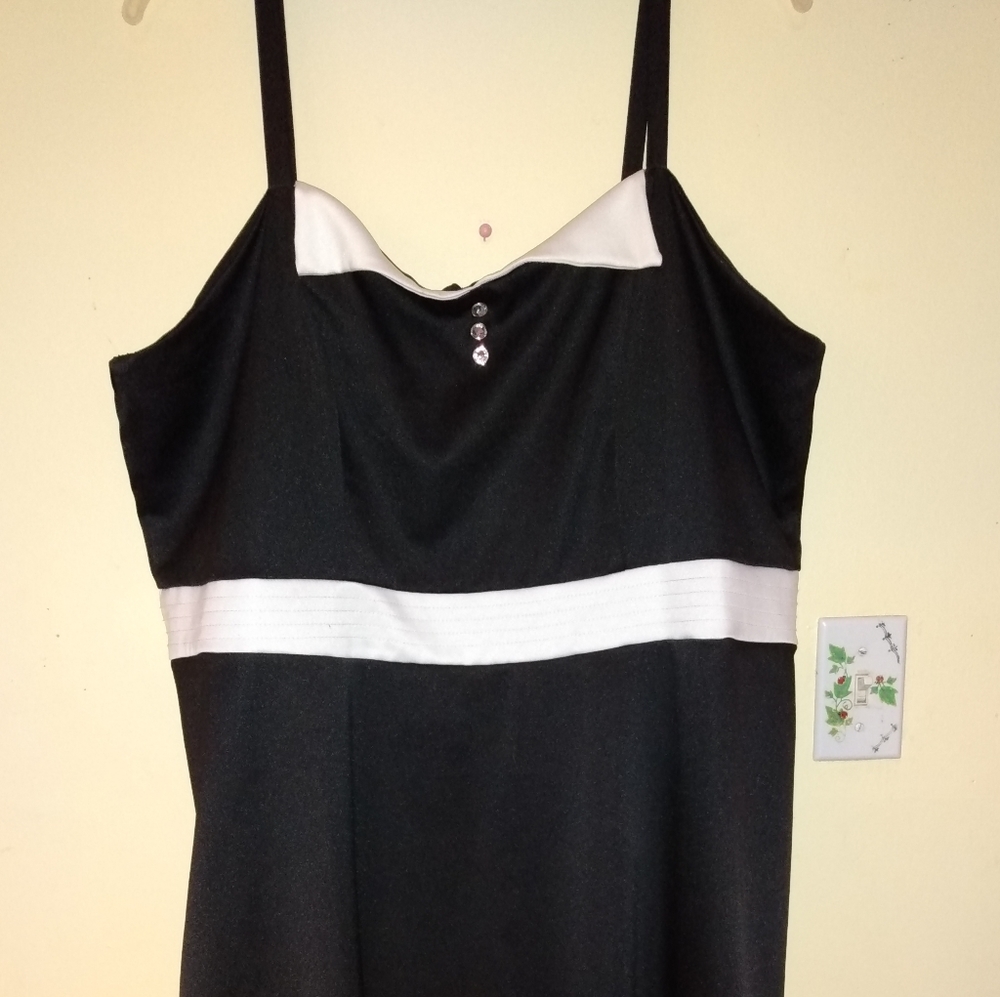 Vintage Torrid Tuxedo Dress